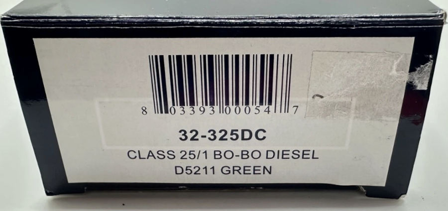 Bachmann 32-325DC, BR, Class 25, D5211, DCC Fitted, Heavily Weathered